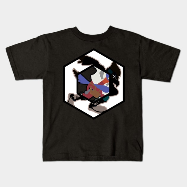 Falco Lombardi: Outshined Kids T-Shirt by UrbanGuru